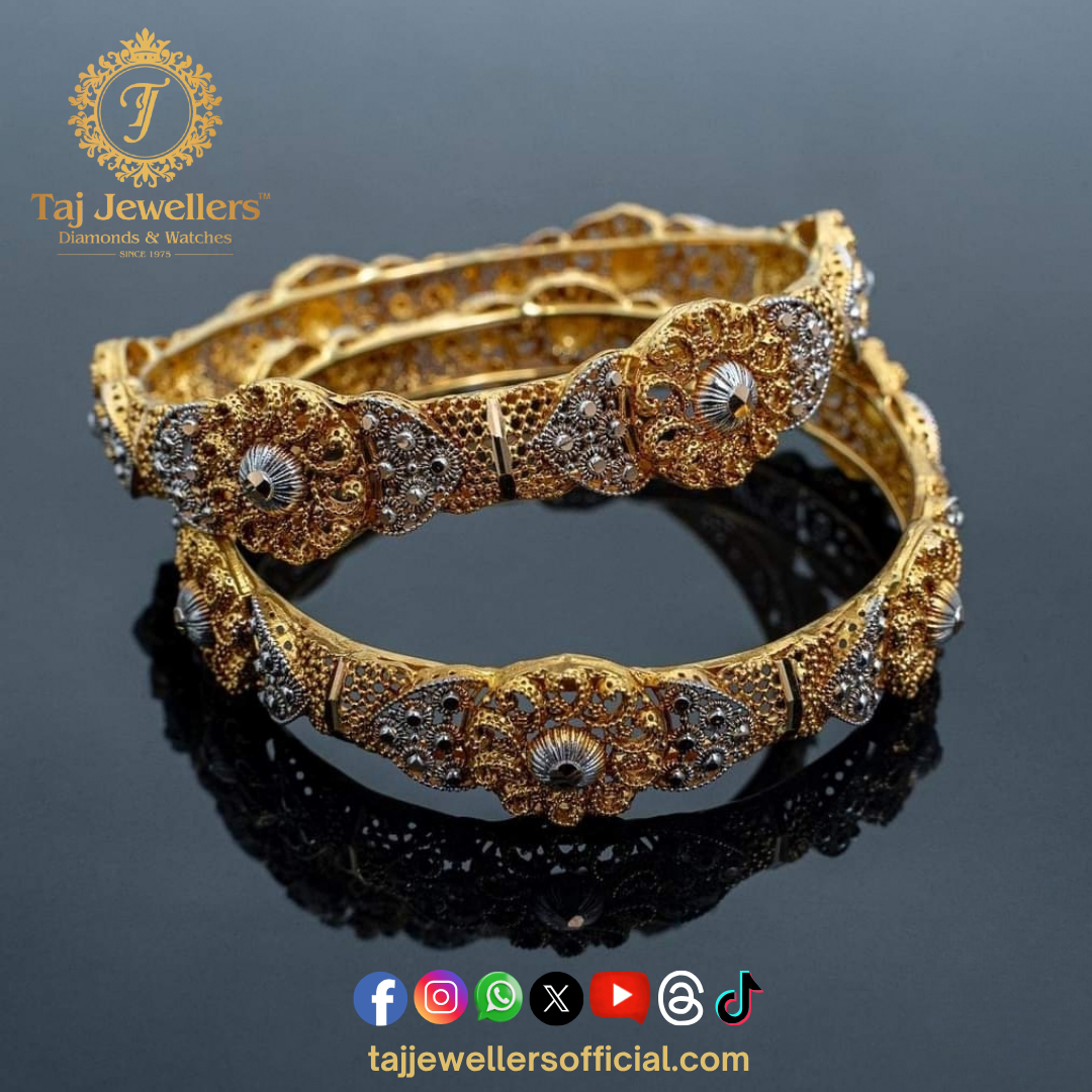 Gold Bangles Set