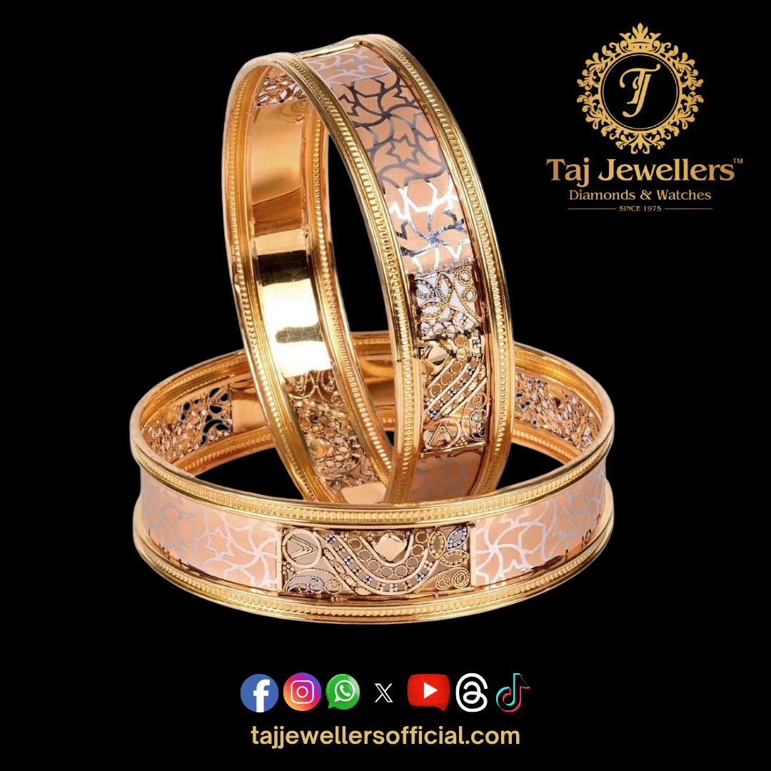 Gold Bangles Set