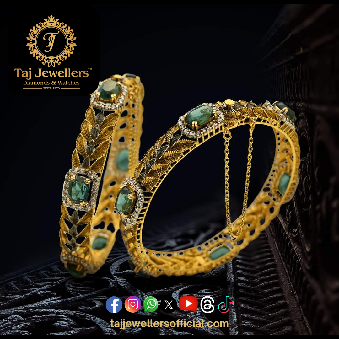 Gold Bangles Set