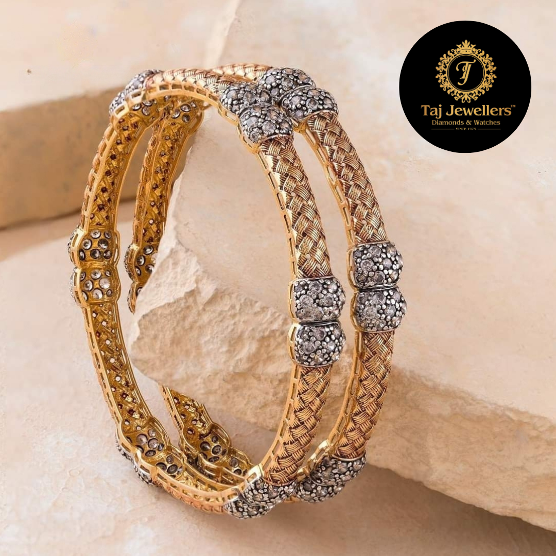 Gold Bangles Set