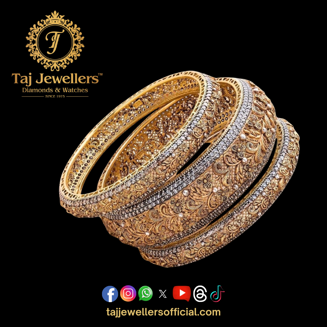 Gold Bangles Set