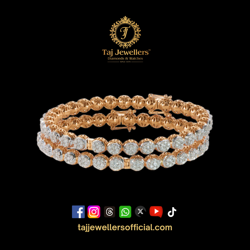 Diamond Bangles Set