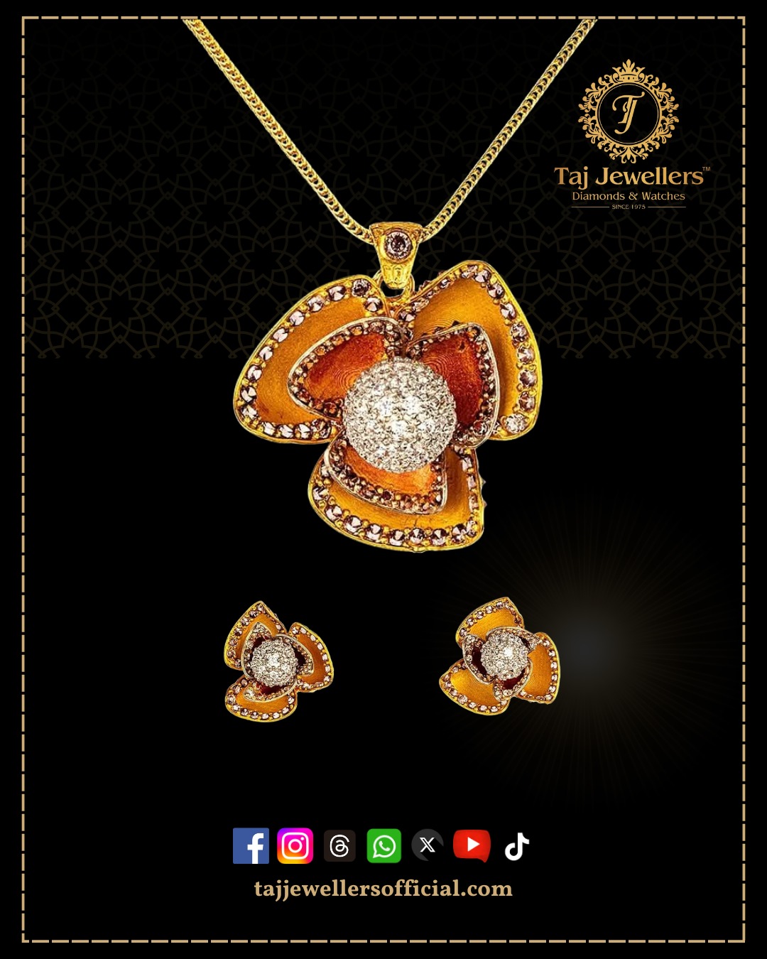 Gold Locket Set