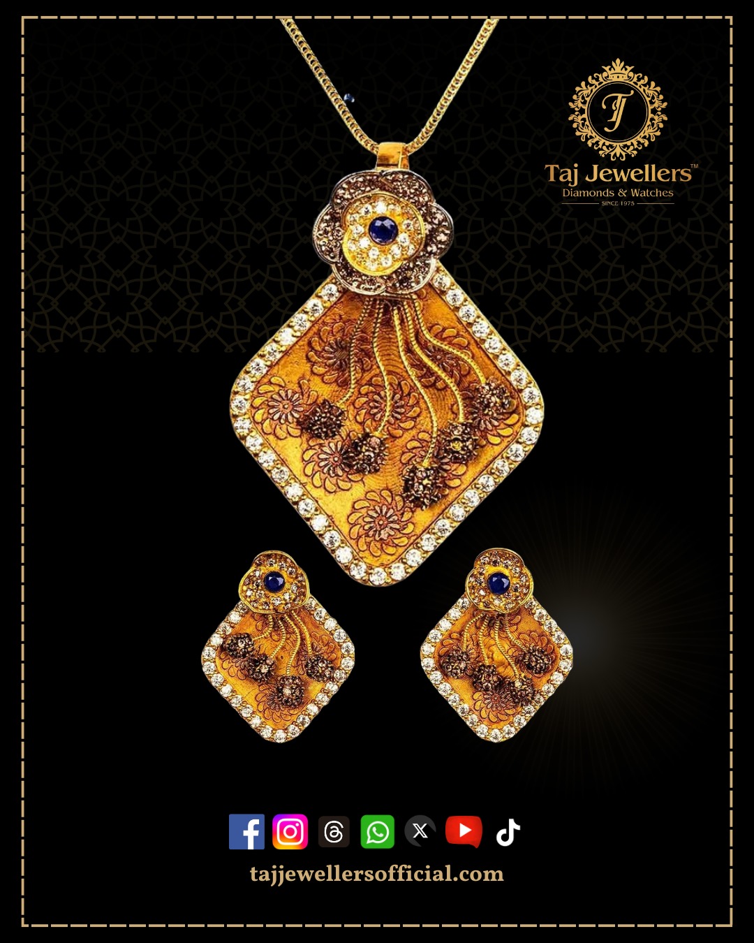 Gold Locket Set